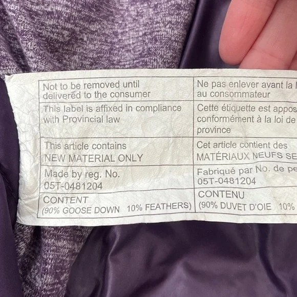 {Lululemon} Fluff Off Down Jacket in Deep Zinfandel - Womens 6